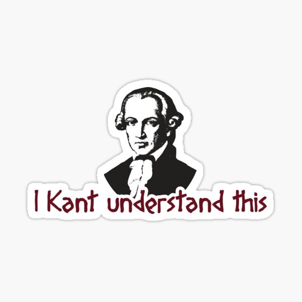 Item preview, I Kant Understand This - Funny Philosopher Gift designed and sold by yeoys.