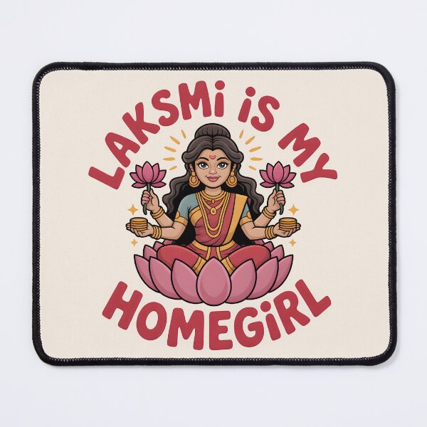 Item preview, Lakshmi Is My Homegirl – Funny Diwali Goddess Design designed and sold by Jollys-ArtShop.