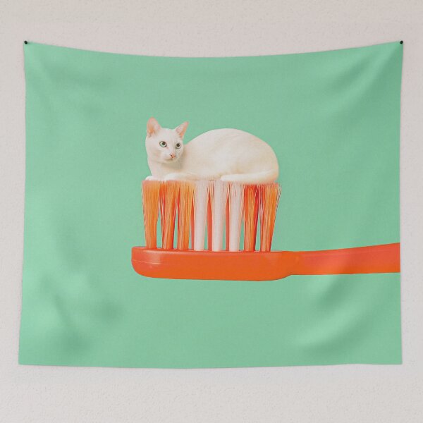 Item preview, Toothpaste Cat designed and sold by Vertigo Artography.
