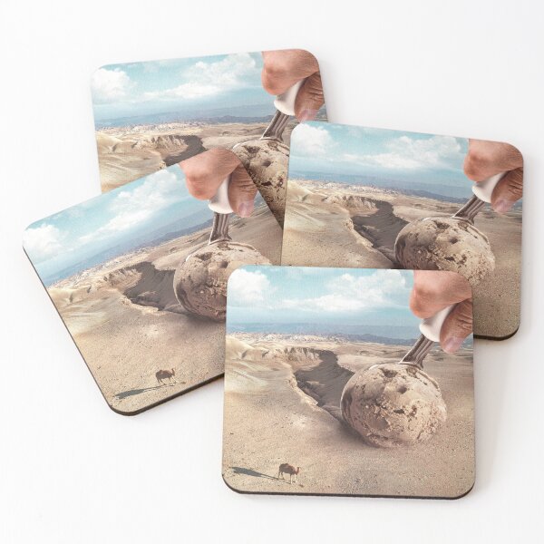 Item preview, Espresso Mirage - Surreal Desert Ice Cream designed and sold by Vertigo Artography.