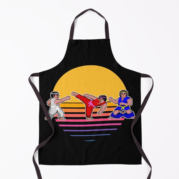 Item preview, Pixel Art Karate Fighters Against A Sunset designed and sold by KindOfABigDealTees.