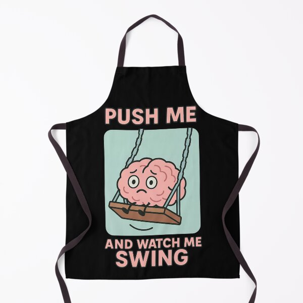 Item preview, Push Me and Watch Me Swing Emotional Humor Design designed and sold by TeeTimeTreasure.