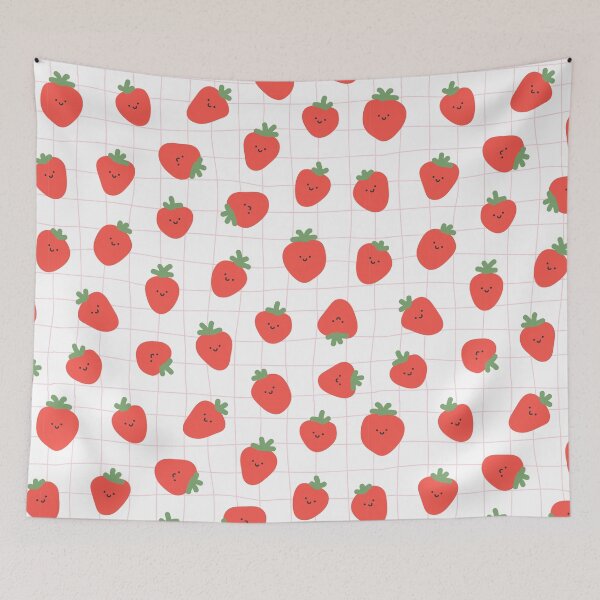 Item preview, Cute Funny Strawberry Print designed and sold by Studio Sonder.