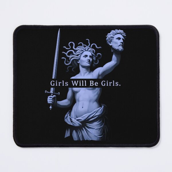 Item preview, G.ir.ls Will Be G.ir.ls Empowering Feminist Quote Graphic Art designed and sold by JacobiRoob.