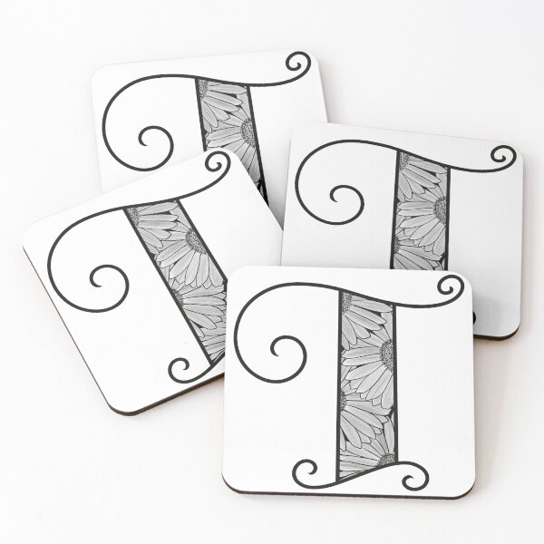 Item preview, Sunflower Inspired Letter T designed and sold by SSN-ART.
