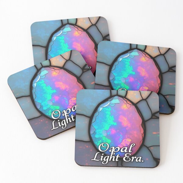 Item preview, Opal light stone magic stained glass effect 4 designed and sold by Designovas.
