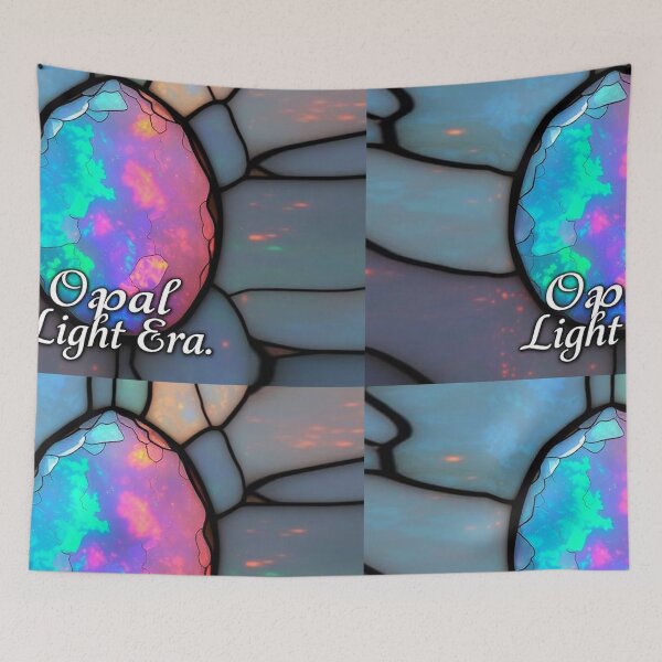 Item preview, Opal light stone magic stained glass effect 4 designed and sold by Designovas.