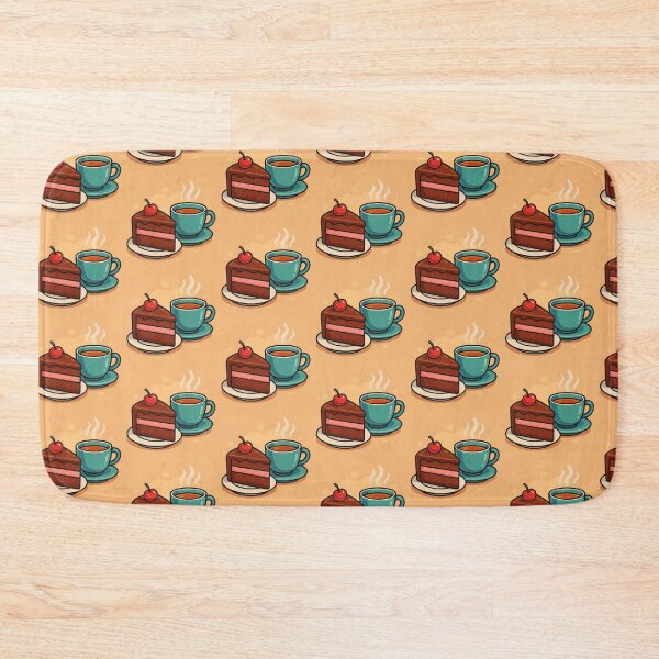 Item preview, A slice of cake and cup of tea designed and sold by nuttylass1.