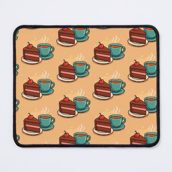 Item preview, A slice of cake and cup of tea designed and sold by nuttylass1.