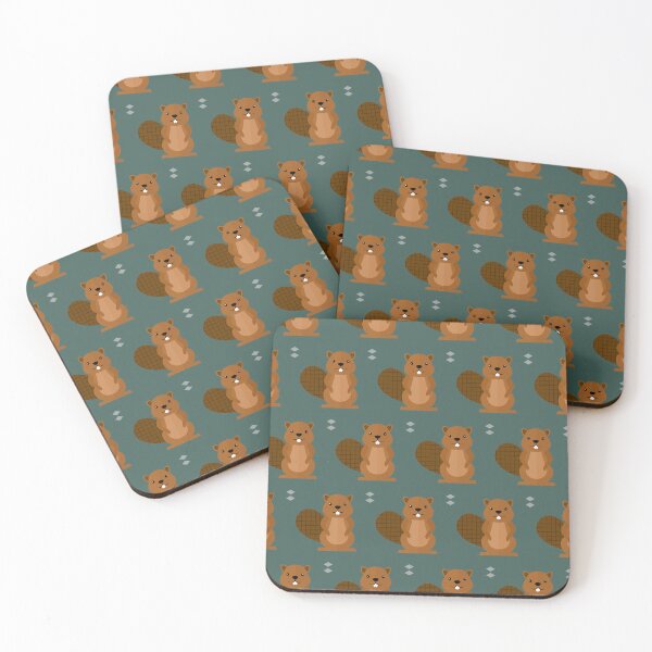 Item preview, Beavers on green designed and sold by reneesillus.