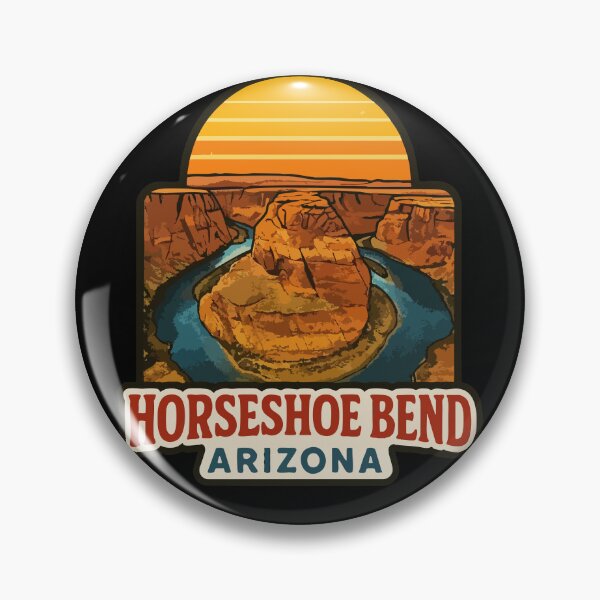 Item preview, Horseshoe Bend Arizona Retro designed and sold by TomFrontierArt.