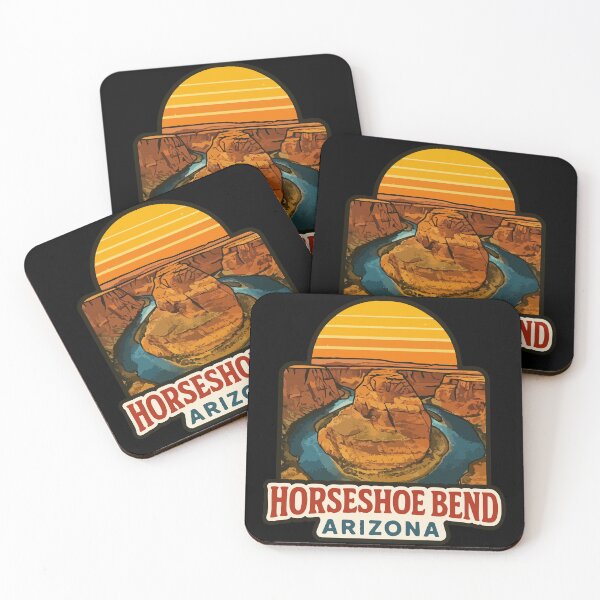Item preview, Horseshoe Bend Arizona Retro designed and sold by TomFrontierArt.