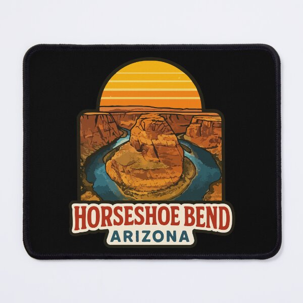 Item preview, Horseshoe Bend Arizona Retro designed and sold by TomFrontierArt.