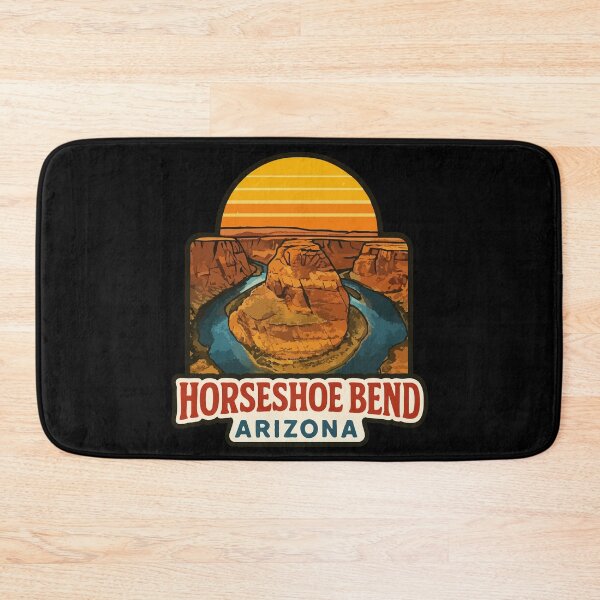 Item preview, Horseshoe Bend Arizona Retro designed and sold by TomFrontierArt.