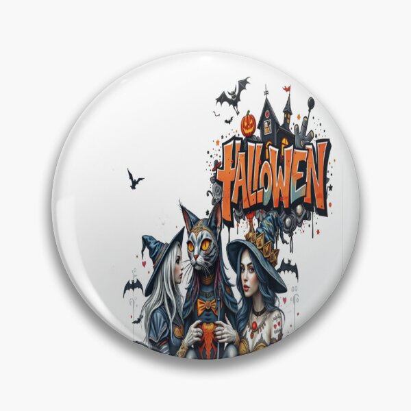 Item preview, halloween cat horror art graffiti Professional design designed and sold by atomsama.