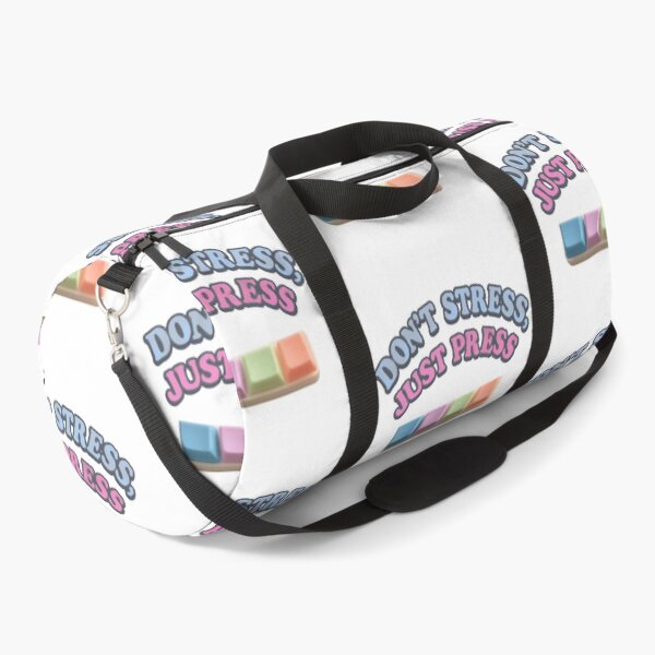Item preview, Don’t Stress, Just Press – Pastel Fidget-Inspired Positive Design designed and sold by The Sandy Design Store.