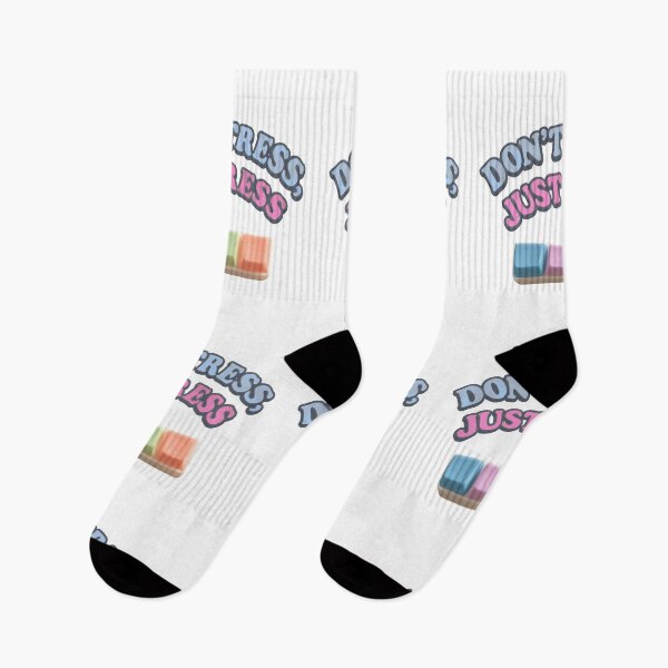 Item preview, Don’t Stress, Just Press – Pastel Fidget-Inspired Positive Design designed and sold by The Sandy Design Store.