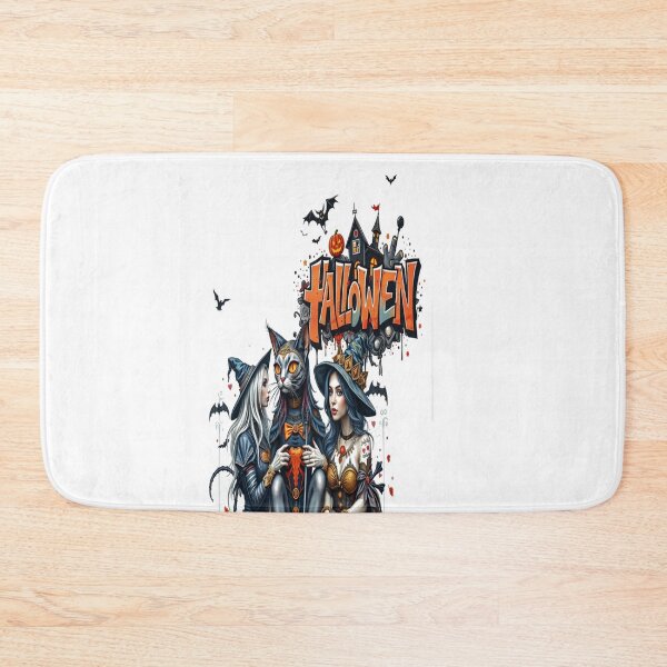 Item preview, halloween cat horror art graffiti Professional design designed and sold by atomsama.