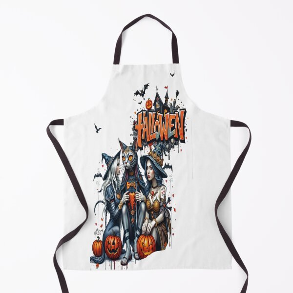 Item preview, halloween cat horror art graffiti Professional design designed and sold by atomsama.