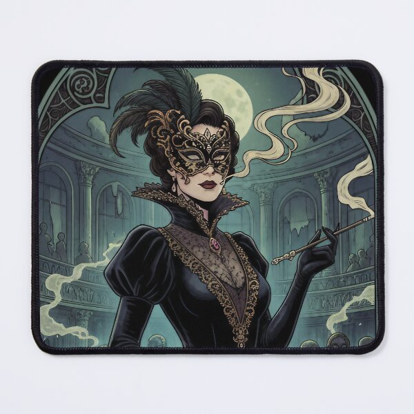 Item preview, Midnight Masquerade Mistress Gothic Halloween Art. designed and sold by Spark2Seduction.
