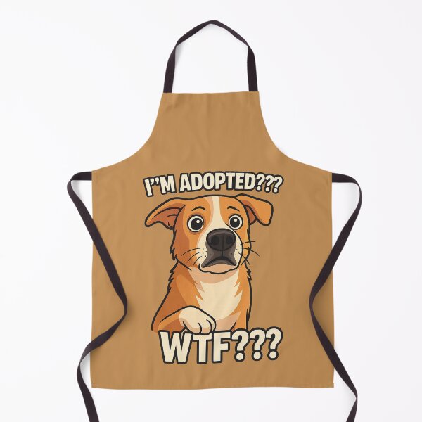 Item preview, I’m Adopted??? – Shocked Dog Meme designed and sold by HelpHaha.