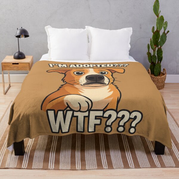 Item preview, I’m Adopted??? – Shocked Dog Meme designed and sold by HelpHaha.