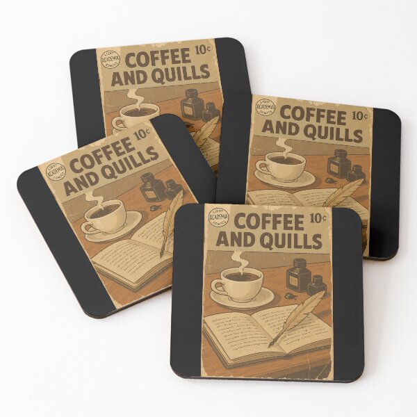 Item preview, Scholarly Light Academia: Coffee and Quills designed and sold by bapupa.