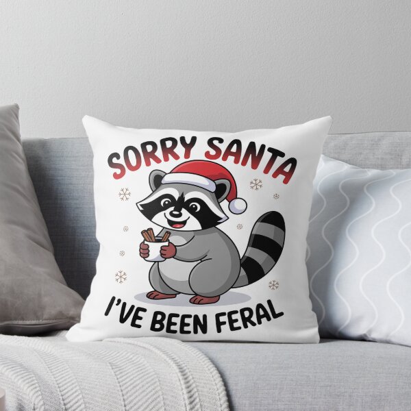Item preview, Sorry Santa, cute christmas racoon designed and sold by Artis-t-fun.