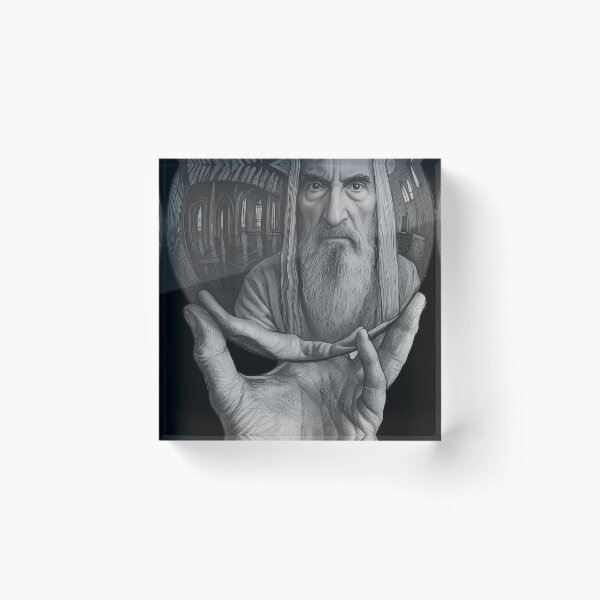 Item preview, The White Wizard’s Reflection designed and sold by agearb.