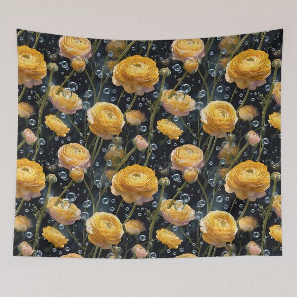 Item preview, Chic Soft Ranunculus Illustration For Seasonal Decor designed and sold by RoyalStarsPatts.