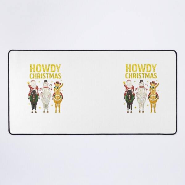 Item preview, Santa’s Street Crew – Santa Snowman Gingerbread Edition – Cowboy Holiday Classic T-Shirt designed and sold by inkfluenceart.