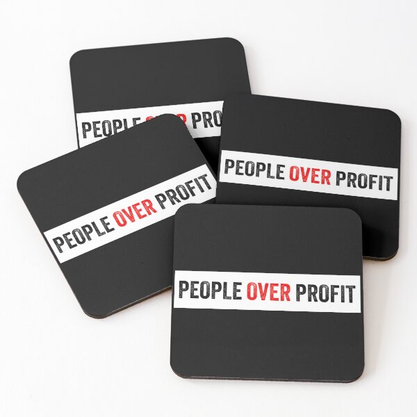 Item preview, People Over Profit - Defund Billionairs designed and sold by PixVib.