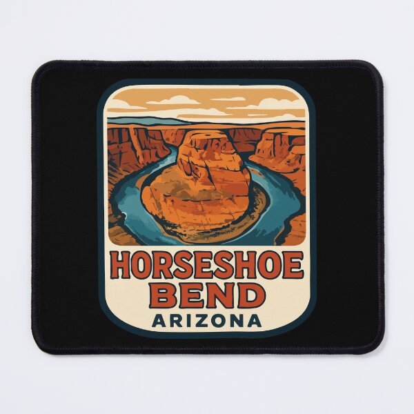 Item preview, Horseshoe Bend Arizona Retro Travel designed and sold by TomFrontierArt.