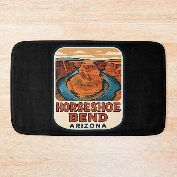 Item preview, Horseshoe Bend Arizona Retro Travel designed and sold by TomFrontierArt.