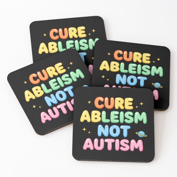 Item preview, Cure Ableism Not Autism Equality Love Understanding designed and sold by SkeletonsDanger.