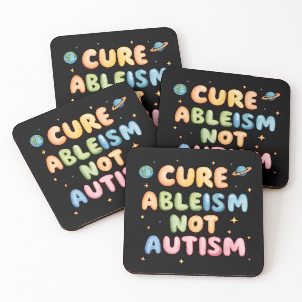 Item preview, Cure Ableism Not Autism Acceptance Over Ignorance designed and sold by SkeletonsDanger.