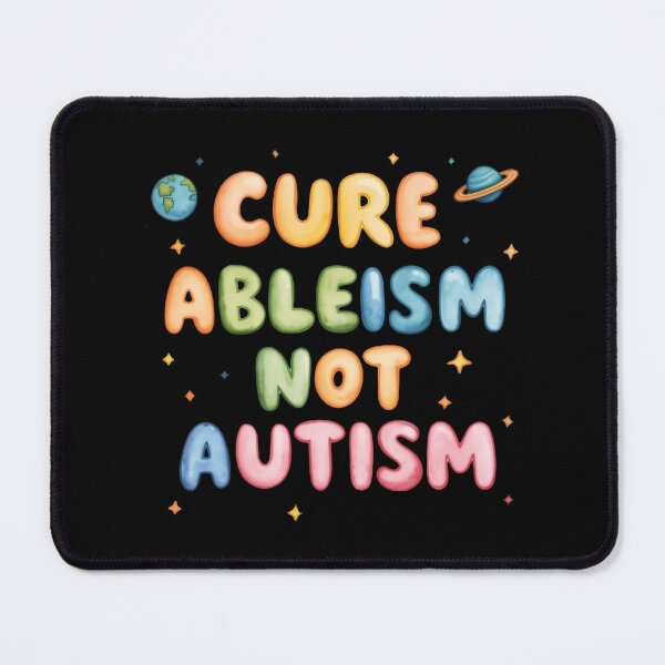 Item preview, Cure Ableism Not Autism Acceptance Over Ignorance designed and sold by SkeletonsDanger.