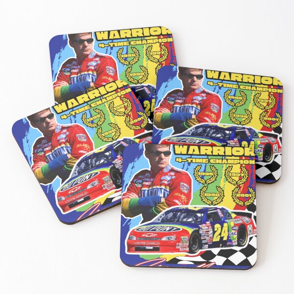 Item preview, Jeff "Rainbow Warrior" Gordon 4x Champion Retro Racing Graphic designed and sold by benbrooks009.