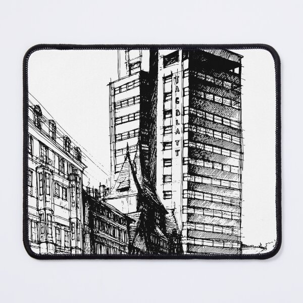 Item preview, TAGBLATT-TURM ZÜRICH / Modernist Architecture Sketch designed and sold by SKETCHYANDGRAPHIC.