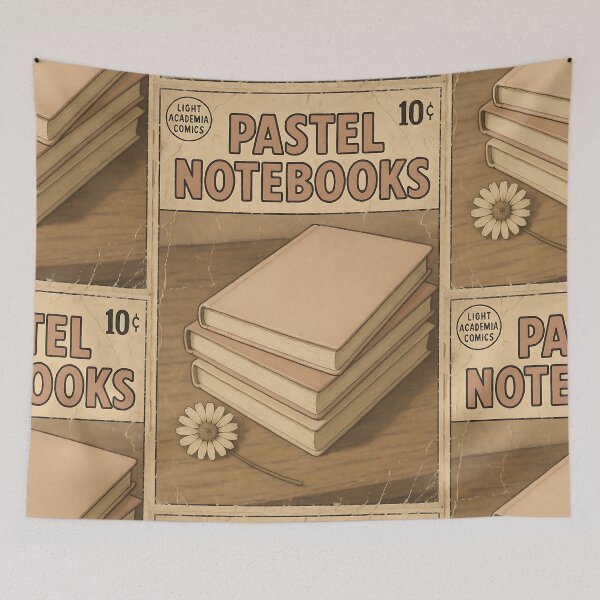 Item preview, Soft Light Academia: Pastel Notebooks designed and sold by bapupa.