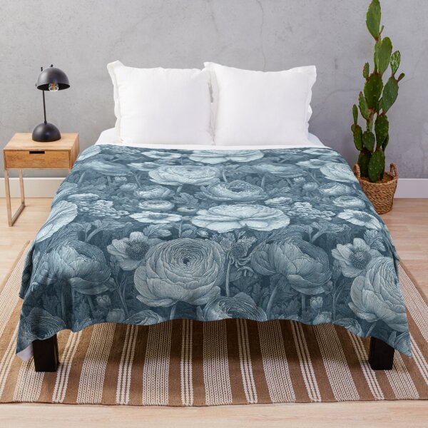 Item preview, Elegant Petaled Ranunculus Illustration For Housewarming designed and sold by RoyalStarsPatts.