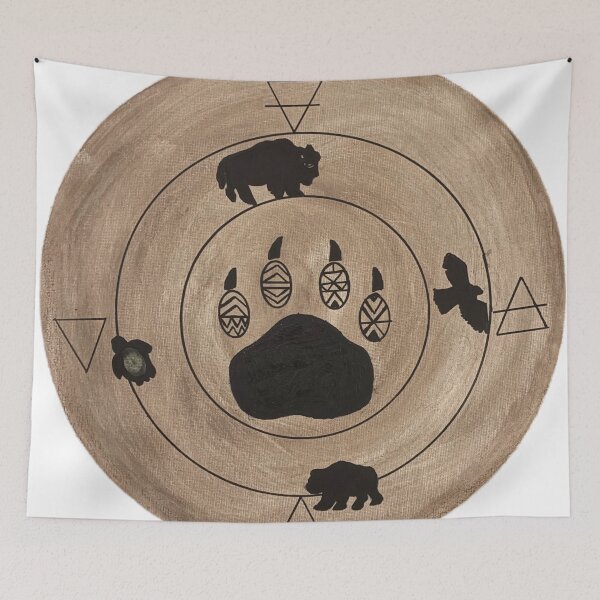 Item preview, Wolf’s Mark Northern Hemisphere Wheel of the Year  designed and sold by Lehonani.