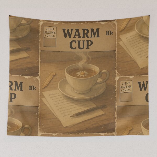 Item preview, Soft Light Academia: Warm Cup designed and sold by bapupa.