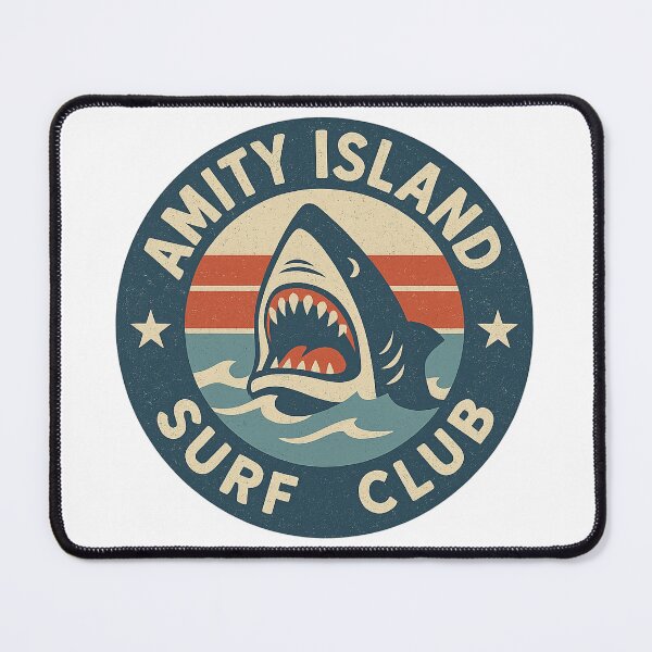 Item preview, Amity Island Surf Club designed and sold by elsotanodelcine.