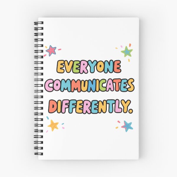 Item preview, Everyone Communicates Differently Autism Acceptance Awareness designed and sold by SkeletonsDanger.