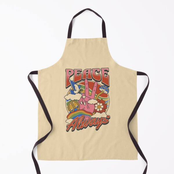 Item preview, Peace Always Retro Hippie Art designed and sold by Oniyasha.