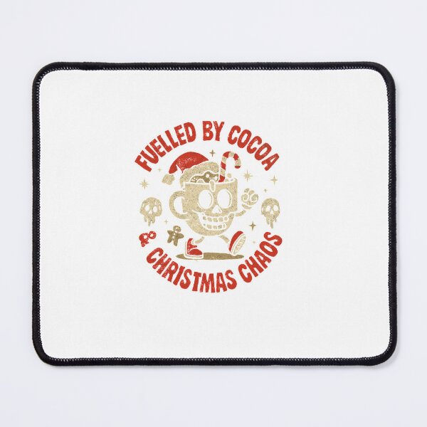Item preview, Fuelled by Cocoa – Goth Christmas Skull - Skull Cafe – Fuelled by Festive Classic T-Shirt designed and sold by inkfluenceart.