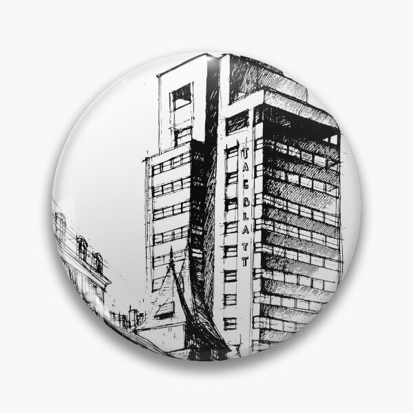 Item preview, TAGBLATT-TURM ZÜRICH / Modernist Architecture Sketch designed and sold by SKETCHYANDGRAPHIC.