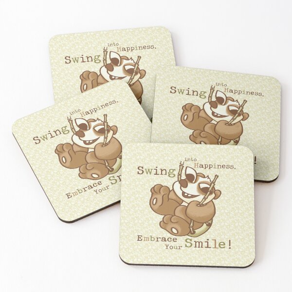 Item preview, Cute Happy Panda on Swing Delight designed and sold by Pink Writer.