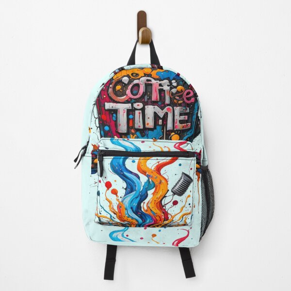 Item preview, Coffee time with flying screw, in graffiti style designed and sold by Hot4Shirt.